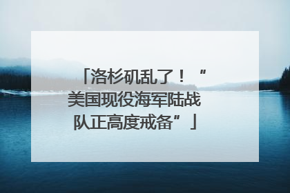 洛杉矶乱了！“美国现役海军陆战队正高度戒备”